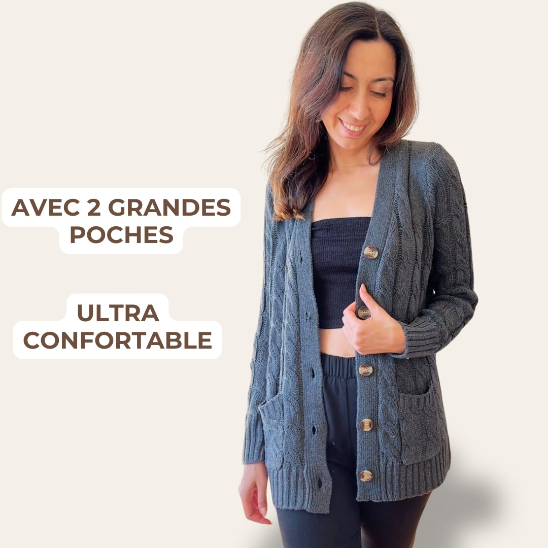 Alice - Cardigan ultra confort pour femme