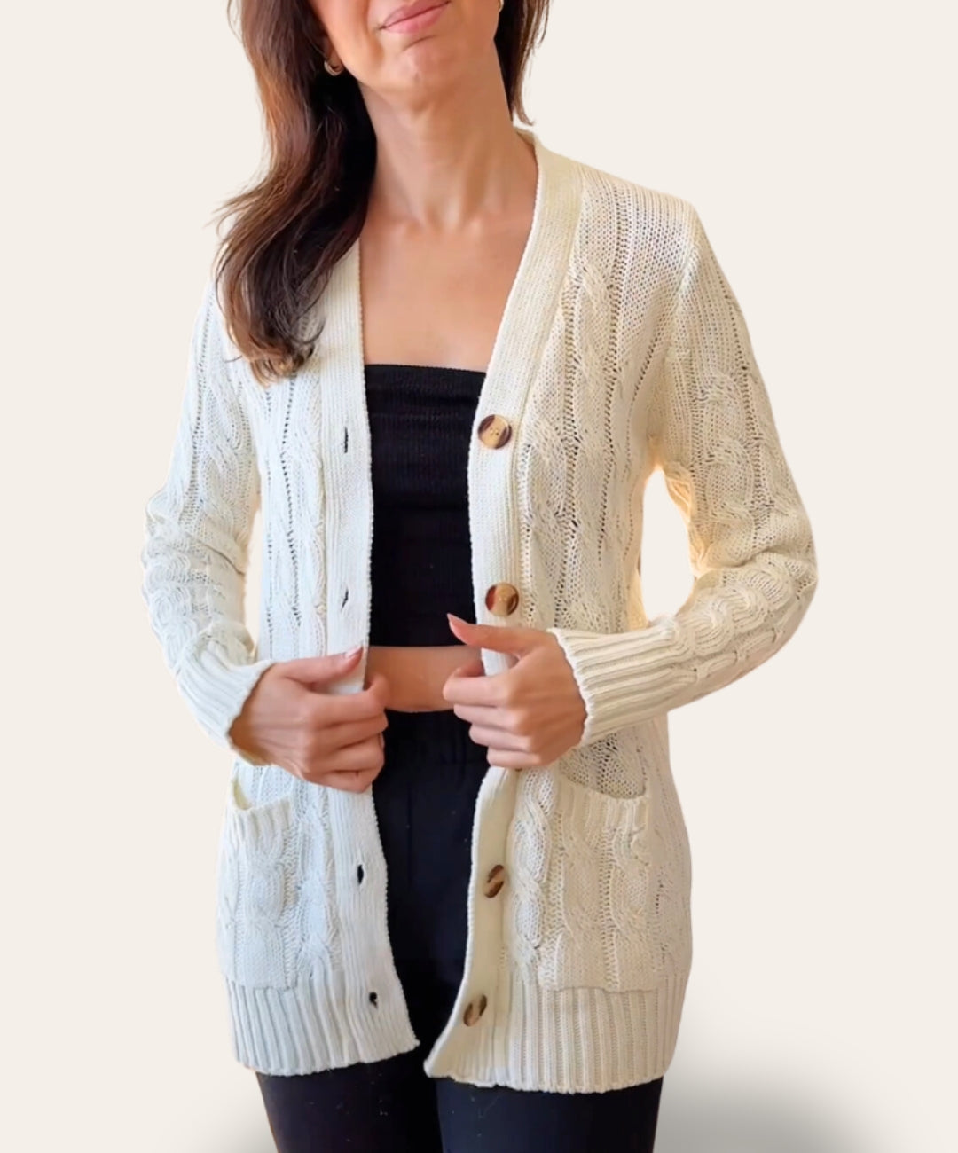 Alice - Cardigan chauffant ultra confort