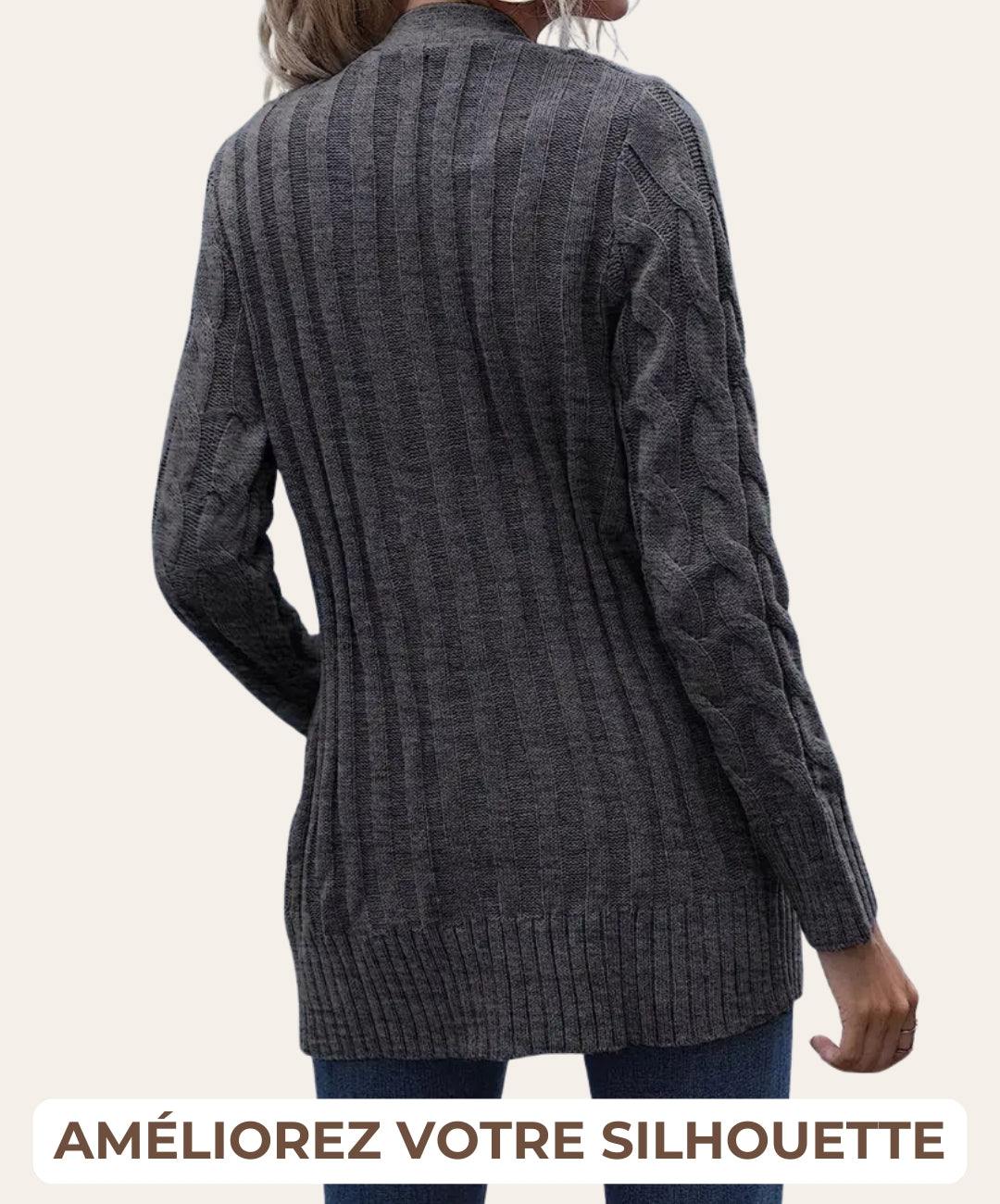 Alice - Cardigan chauffant ultra confort